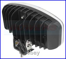 Rectangular Oval LED Driving Spot Light Spot Lamp White / Amber DRL light Jumbo