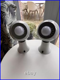 Reduced! Pair of original 1960's Retro Magna Spot lamps. White RARE FIND
