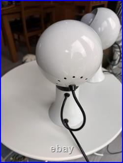 Reduced! Pair of original 1960's Retro Magna Spot lamps. White RARE FIND