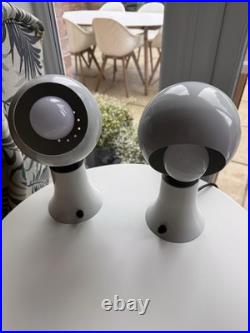 Reduced! Pair of original 1960's Retro Magna Spot lamps. White RARE FIND