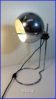 Reggiani Lampe boule spot EYE-BALL Vintage lamp Design 70'S