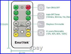 Remote Control LED Wall Spot Reading Light, Flexible Dimmable LED Bedside Lamp w