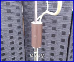 Retro Mid-century Danish Double Brown Adustable Shades Spotlight Floor Lamp