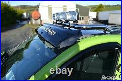 Roof Bar + Clamps For Renault Trafic 2002 2014 Steel Top Spot Lamp Light Bar