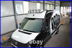 Roof Bar For Fiat Ducato 2014+ Polished Stainless Steel Top Spot Lamp Light Bar