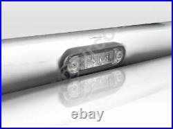 Roof Bar + LEDs For Vauxhall Opel Vivaro 2002 2014 Steel Spot Lamp Light Bar