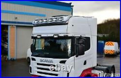 Roof Bar + Spot Lights For DAF XF 106 2013+ Super Space Cab Stainless Truck Lamp