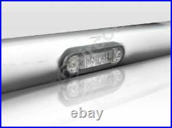 Roof Bar + White LEDs For Iveco Daily 2006 2014 Stainless Spot Lamp Light Bar