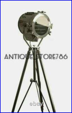 Royal Master Spot Light Nautical Spotlight Silver Tripod Floor Lamp