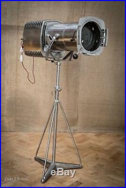 Royal Opera House Strand Patt 293 Vintage/Antique Theatre Spotlight and tripod