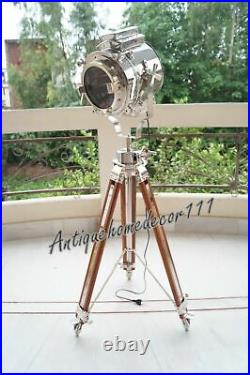 Royal master search light hollywood style nautical tripod floor lamp spotlight