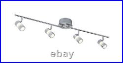 Searchlight 4414CC Bubbles LED 4 Spot Bar Light, IP44, chrome
