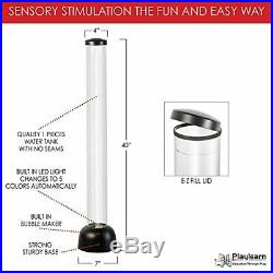 Sensory LED Bubble Tube Fake FishTank Floor Lamp 3.3 FT by Playlearn USA