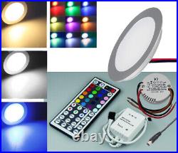 Set LED Downlight Aluminium Matte 12V 0,5W IP67 Hardwearing Recessed Spotlights