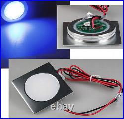 Set LED Downlight Aluminium Matte 12V 0,5W IP67 Hardwearing Recessed Spotlights