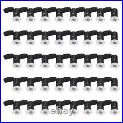 Set of 40 White GU10 Fire Rated IP65 Bathroom Recessed Ceiling Downlights Spots