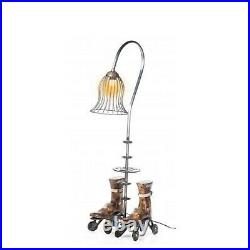 Shoe Lasts Vintage Floor Standard Lamp Up-Cycled Retro Unusual Steampunk Light