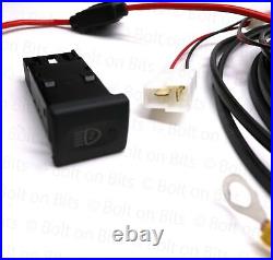 Single 17.5 amp Spot Light bar/Lamp Wiring Kit and Dash Switch for all Defender