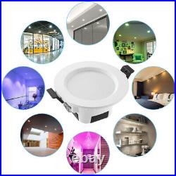 Smart Bluetooth 9W RGB RGBW LED Mesh Down Lights Ceiling Spotlight Panel Lamp