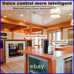Smart Bluetooth 9W RGB RGBW LED Mesh Down Lights Ceiling Spotlight Panel Lamp