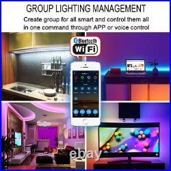 Smart WIFI/Bluetooth APPControl Downlight RGB/WWithCW LED Ceiling Round Spotlight