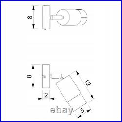 Spot Light Lamp Modern, Metal, Gu10 Socket, 230v