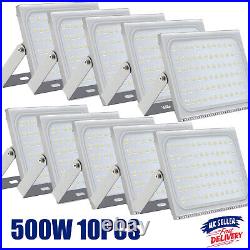 Spot Light Outdoor Flood Light 10x Garden LED Security Floodlight Lamp Watt 500W