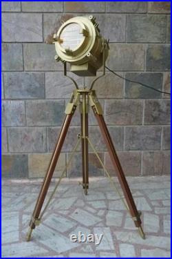 Spotlight Nautical Hollywood Studio Tripod Floor Lamp Stand Searchlight