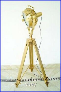 Spotlight floor lamp tripod stand for home décor search light