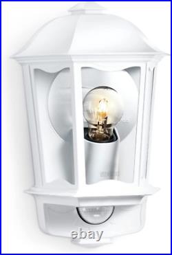 Steinel Outdoor Light L 190 S white, Max. 100 W, Wall Light, 180° Motion 12 m