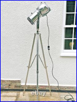 Strand Electric Patt 123, 823 Theatre Profile Spot Light Lantern on SS Tripod