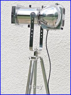 Strand Electric Patt 123, 823 Theatre Profile Spot Light Lantern on SS Tripod