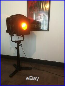 Strand Electric Patt 75 Carbon Arc Spotlight (Rare Original Vintage Floor Lamp)