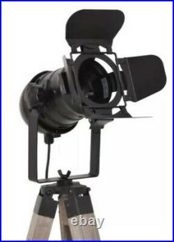 Studio / Industrial Tripod Floor Lamp Spotlight 140cm RRP £250