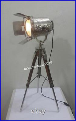 Studio Table Spotlight With Table Tripod Stand Table Lamp With chrome Finish