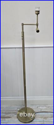 Swing Arm Adjustable Elegant Antique Bronze Montana Floor Lamp With Spot Light