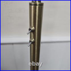 Swing Arm Adjustable Elegant Antique Bronze Montana Floor Lamp With Spot Light