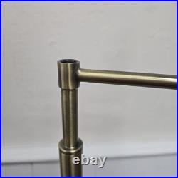 Swing Arm Adjustable Elegant Antique Bronze Montana Floor Lamp With Spot Light