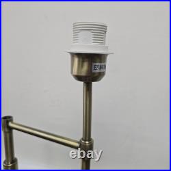Swing Arm Adjustable Elegant Antique Bronze Montana Floor Lamp With Spot Light
