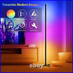 TOCLL LED Floor Lamp RGB Corner Floor Lamp Smart Modern Standing Lamp 61.5'' DIY