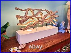 Table Lamp Lianen Solid Wood Light Tropical Spots Thai Sideboard