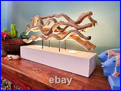 Table Lamp Lianen Solid Wood Light Tropical Spots Thai Sideboard