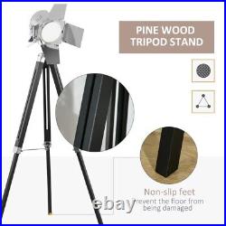Tripod Floor Standing Lamp Camera Retro Cinema Spotlight Adjustable Lighting
