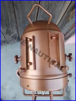 Tripod Spot Light, Nautical Floor Lamp, Adjustable Tripod Searchlight Lamp, Moder