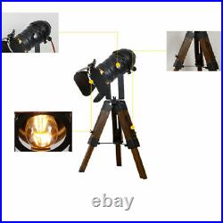 Tripod Table Desk Lamp Retro Spotlight Tripod Standing Floor Light for Home