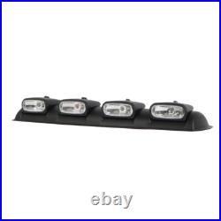 Universal 4x4 Roof Top Bar Driving Pod Lights Lens Offroad Fog Spot Head Lamps