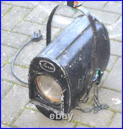 VINTAGE 1950/60s FURSE INDUSTRIAL THEATRE STAGE LIGHT LAMP SPOTLIGHT