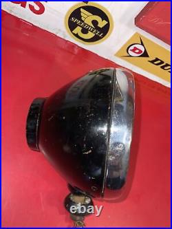 VINTAGE LUCAS KING OF THE ROAD, TYPE FT37, SPOT LIGHT, 1930's, DRIVING LAMP