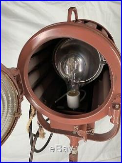 VINTAGE ORIGINAL 1950s MOVIE SPOT LIGHT FLOOR STANDING LAMP