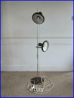 VINTAGE RETRO 1970's HANS DUE FOR FOG & MORUP SPOT LIGHT FLOOR LAMP DENMARK